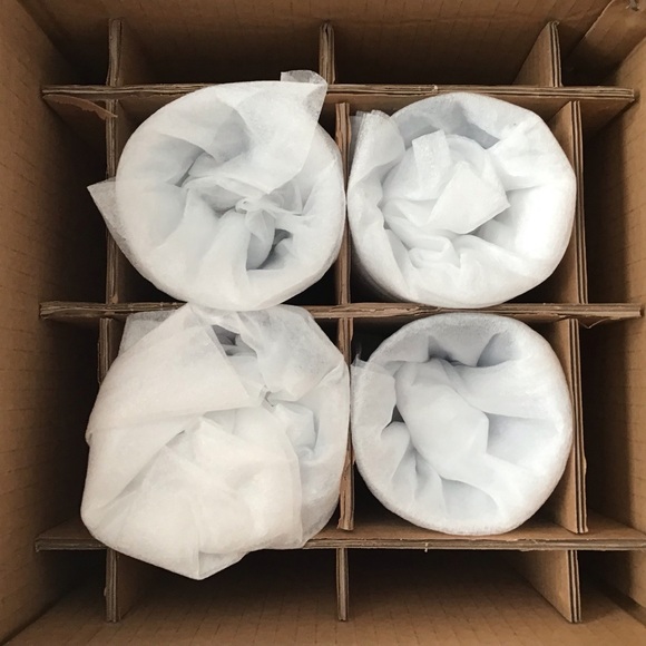 Anthropologie Wine Glasses Set of Four Handcrafted NIB - Picture 11 of 11